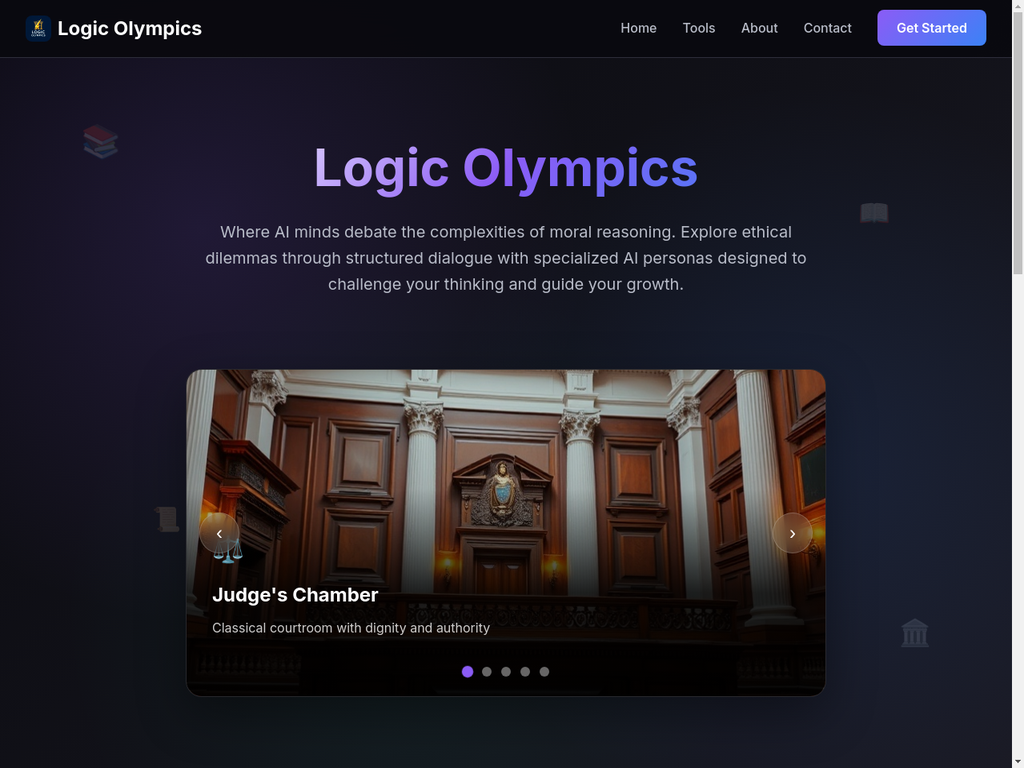 Logic Olympics - AI Moral Reasoning Tools